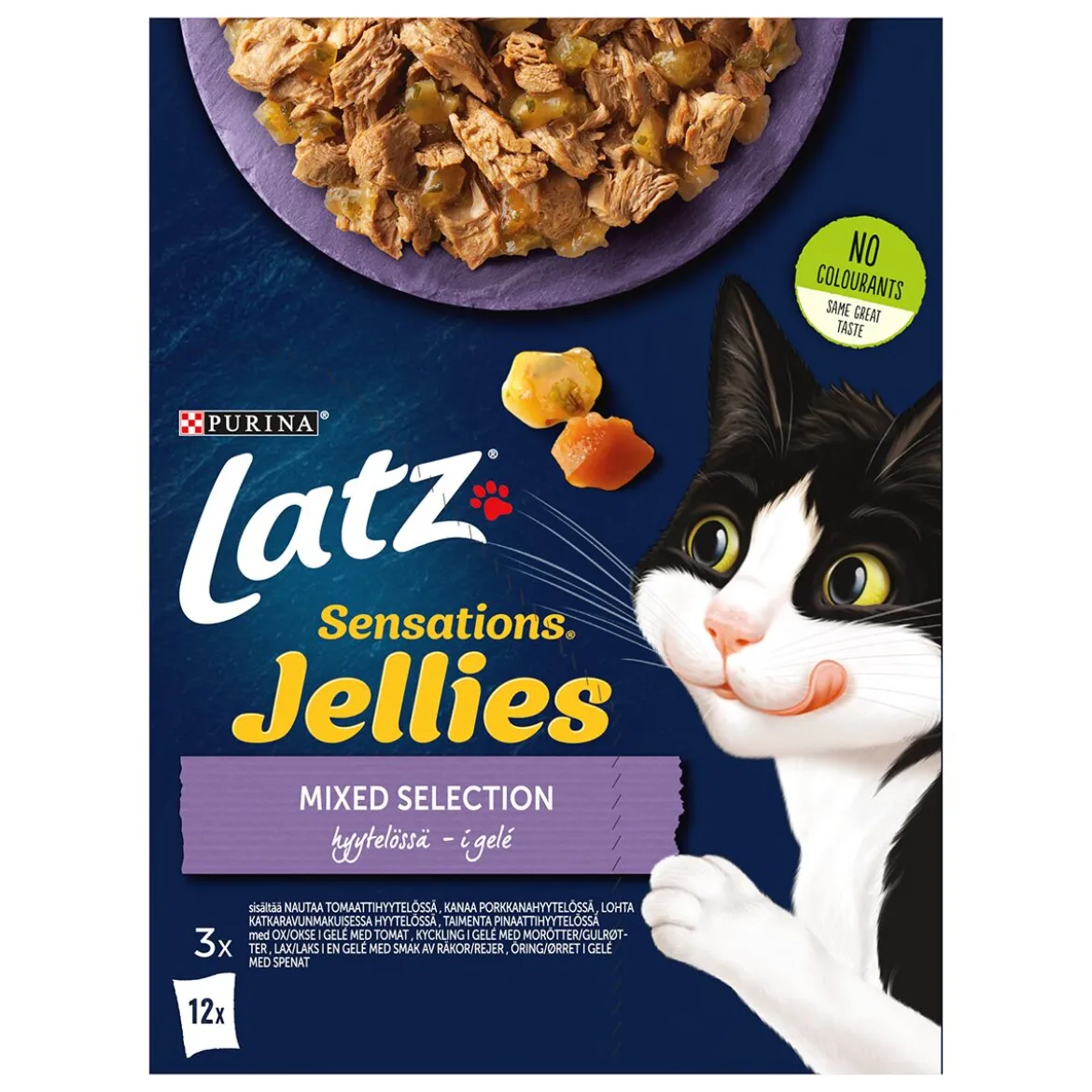 Latz Cat Sensations Mixed Selection in jelly 12x100g