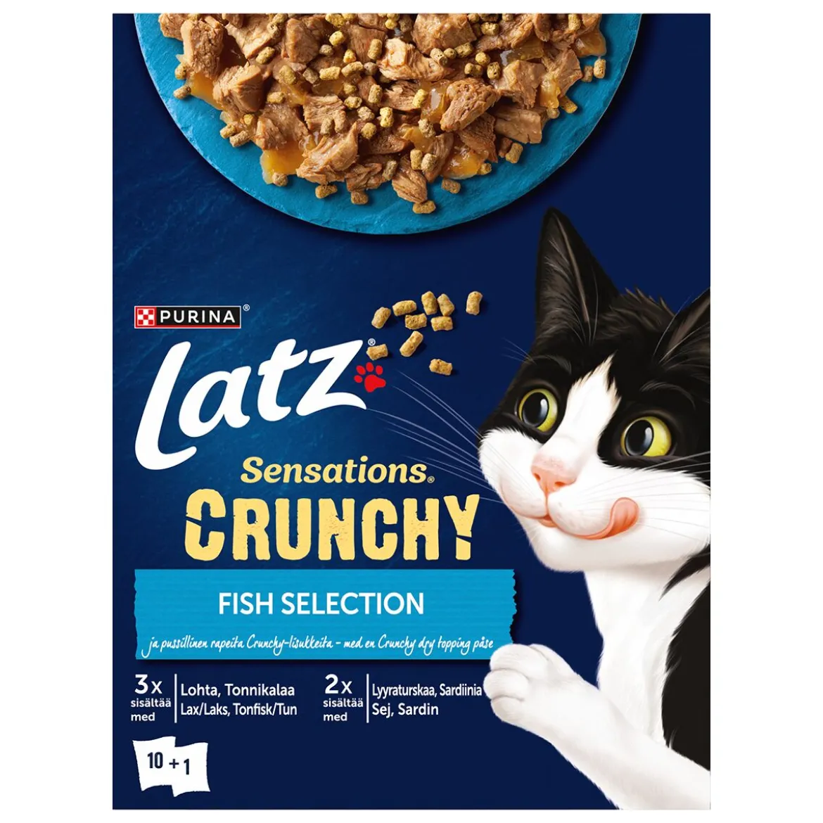 Latz Sensations Crunchy Fish 10 x 85 g