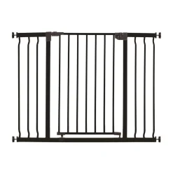 Leveä koiraportti Basic Sturdy musta 76 x 99-105,5 cm