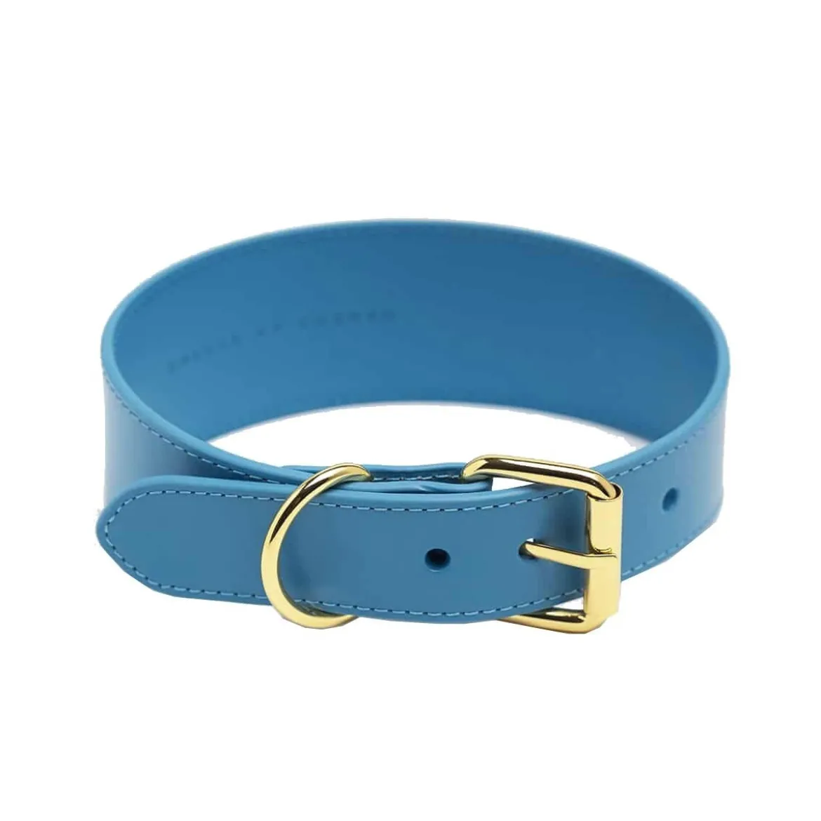 Leveä solkipanta Collar of Sweden, neonsininen