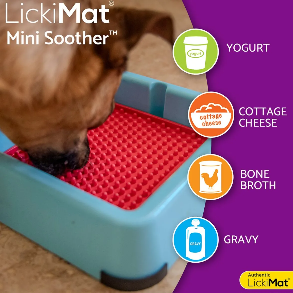 LickiMat Mini Soother nuolumatto, keltainen