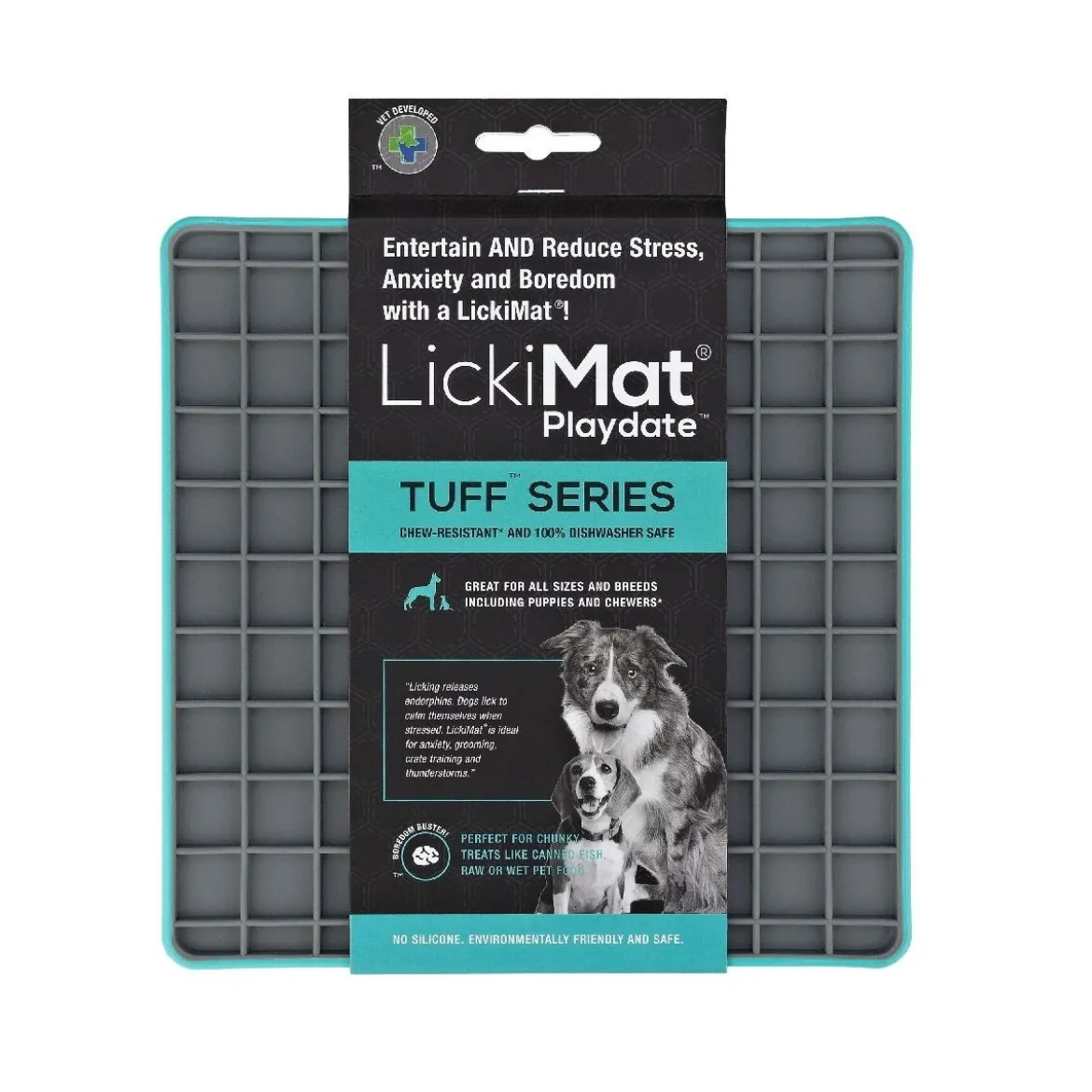 LickiMat Tuff Playdate nuolumatto, turkoosi