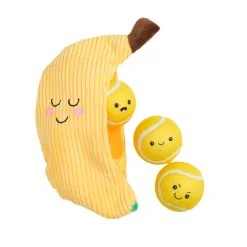 Little&Bigger Juicy Vibes plushy banaanitasku tennispalloilla