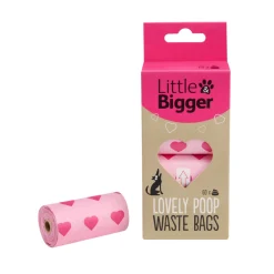Little&Bigger koiran kakkapussit Lovely 4x15kpl
