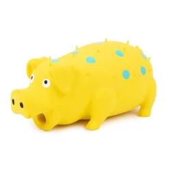 Little&Bigger Latex Spotted Pig Yellow 15 cm