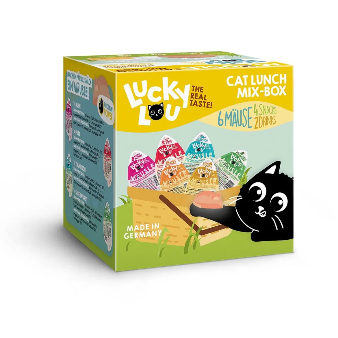 Lucky Lou Mouse Cat Lunch 6 kpl Mix-Box