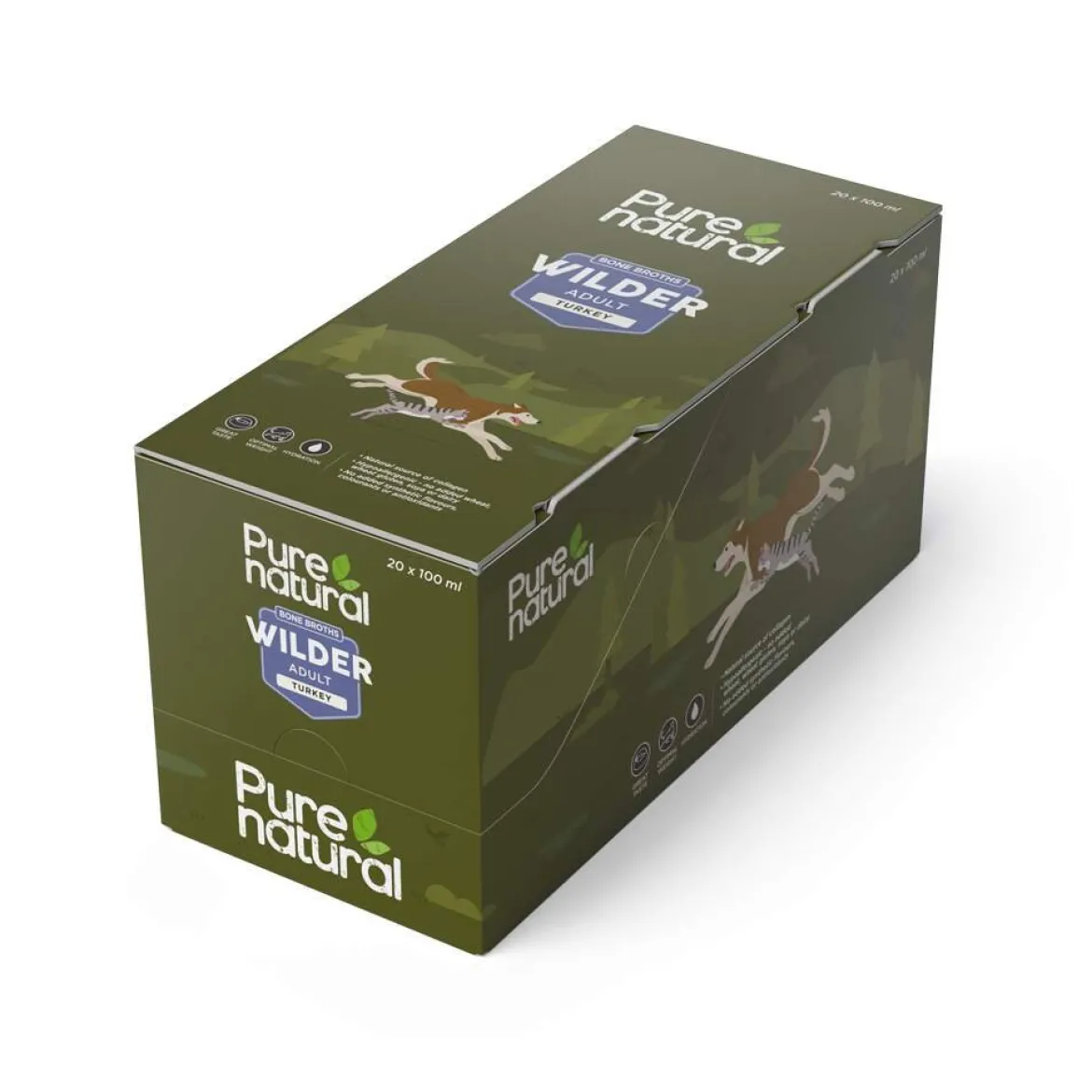 Luuliemi koiralle Purenatural Bone Broths Turkey 100 ml