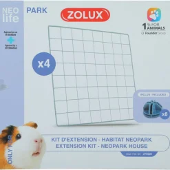 Marsun taikakuution lisäosat Zolux Nlife Habitat 4 kpl, metallia