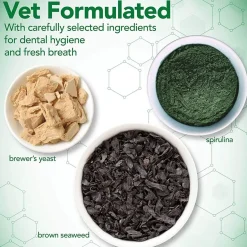Merilevä kissalle Vet’s Best Cat Plaque & Tartar Powder 45 g