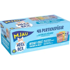Mjau Megapack lihaa ja kalaa hyytelössä 48 x 85 g