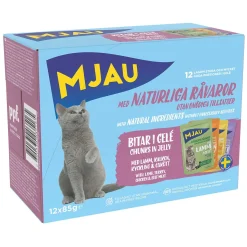 Mjau Multipack lihaa hyytelössä 12 x 85 g