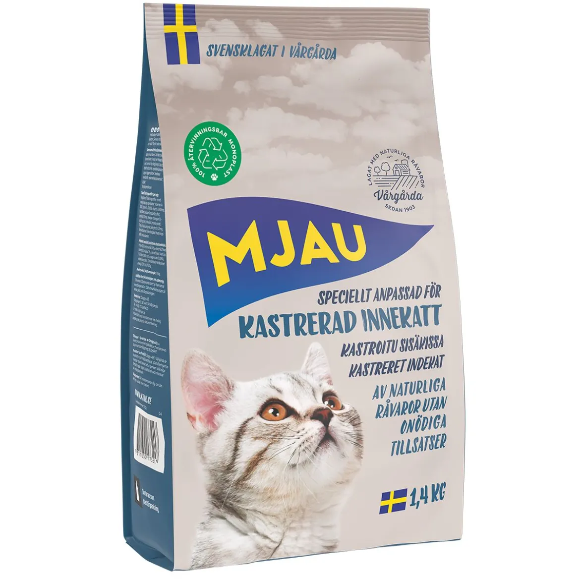 Mjau steriloitu sisäkissa 1,4 kg