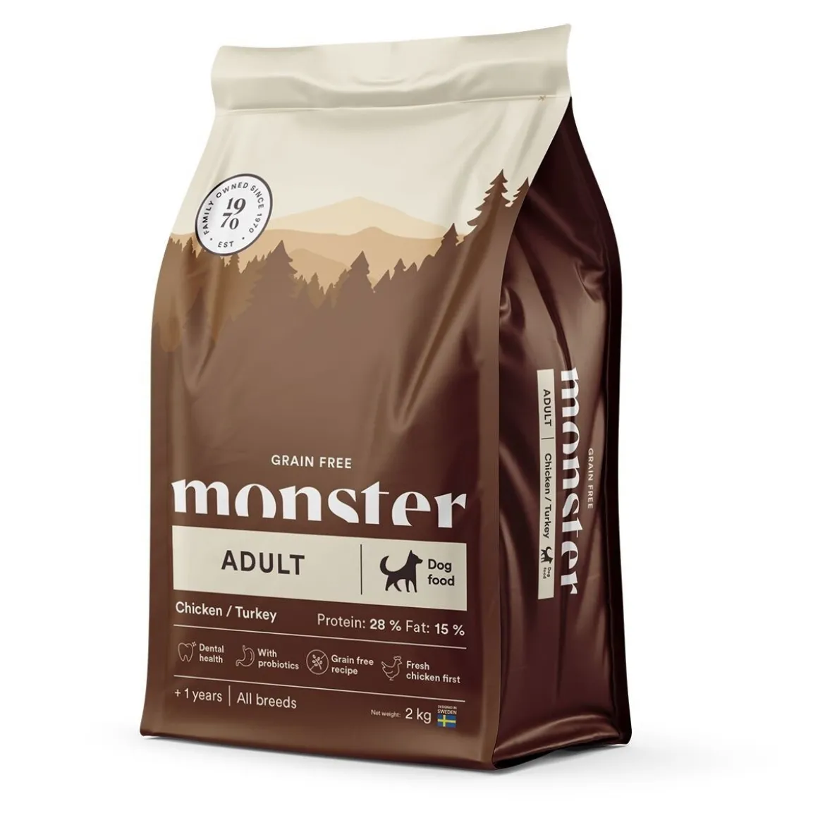 Monster Adult Grain Free Kana&Kalkkuna