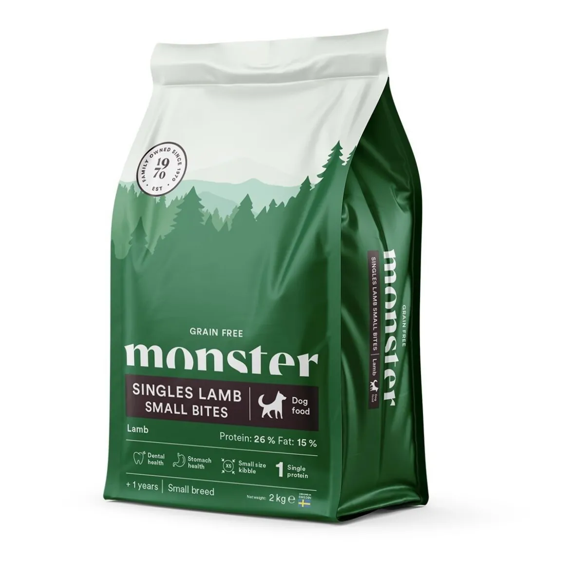 Monster Adult Small Grain Free Singles lammas