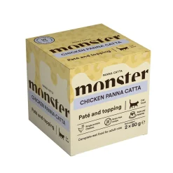 Monster Cat Adult Panna Catta Chicken 2 x 80 g