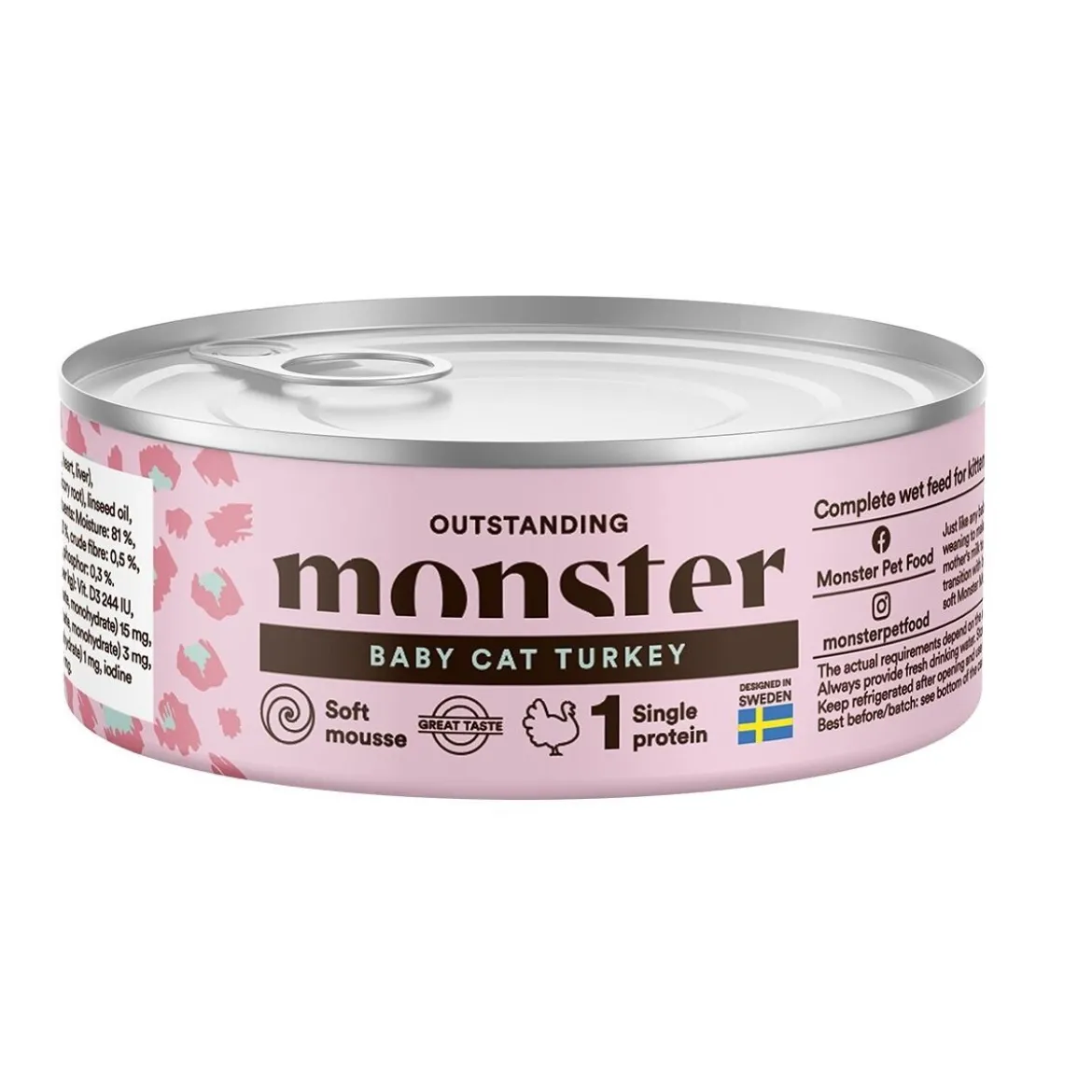 Monster Cat Baby Mousse Can 100g