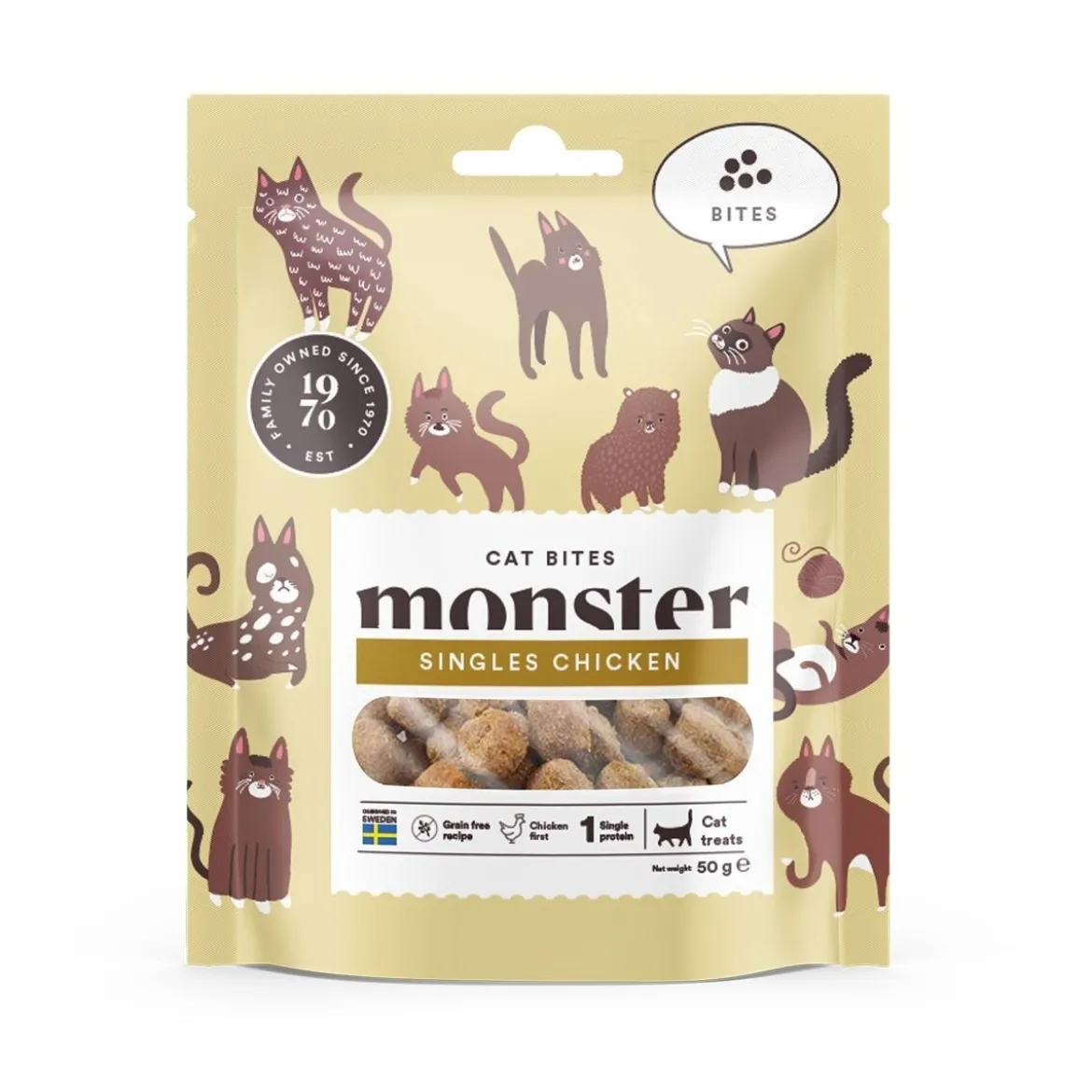 Monster Cat Bites kana 50g