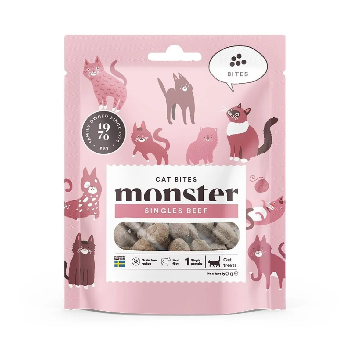 Monster Cat Bites nauta 50g