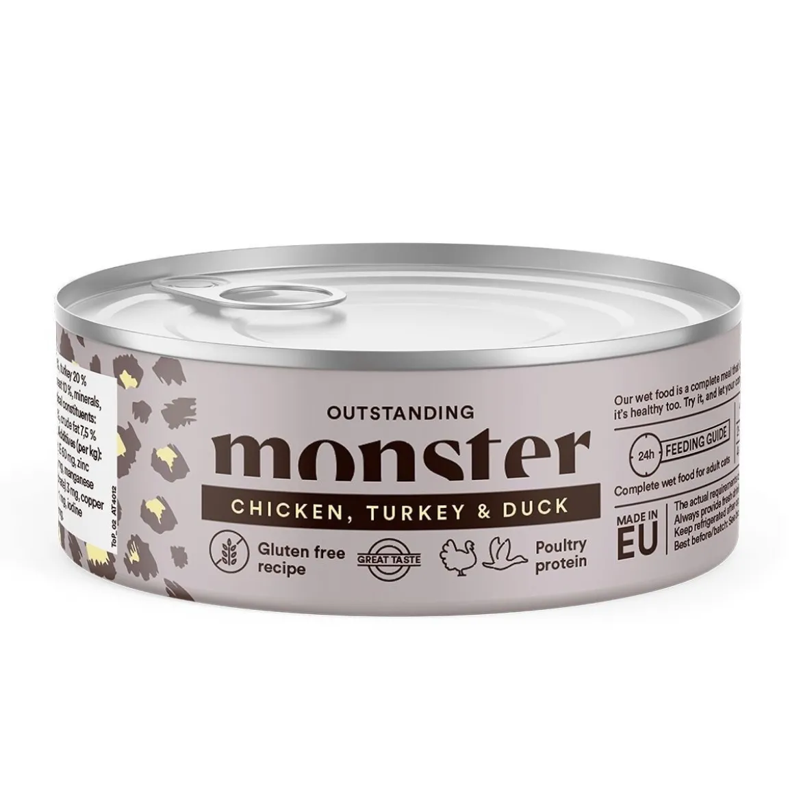 Monster Cat Kana&Kalkkuna&Ankka 100 g