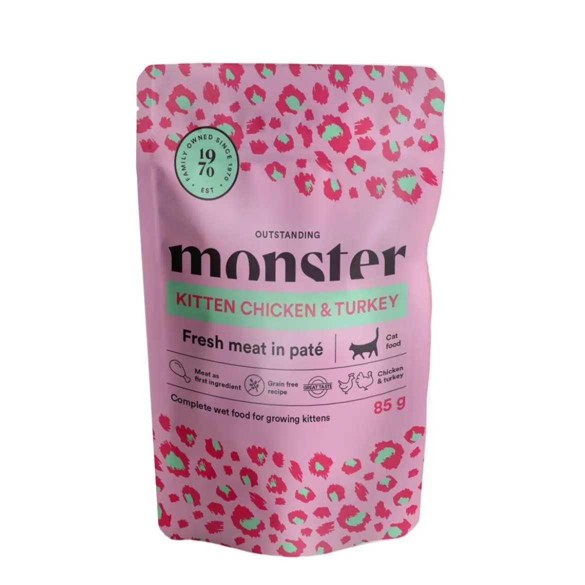 Monster Cat Kitten kana & kalkkuna 85 g