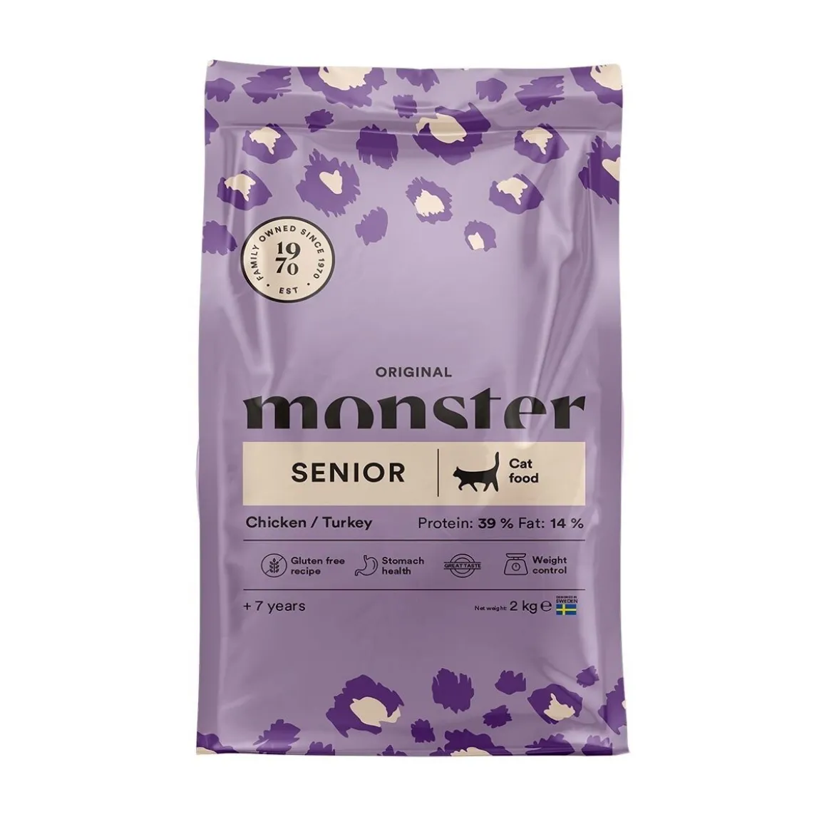 Monster Cat Original Senior kana-kalkkuna