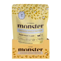 Monster Cat Pouch Adult Chicken 16 x 85 g
