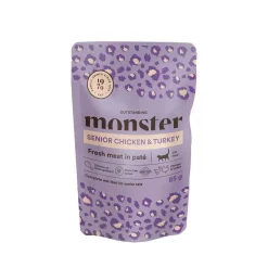 Monster Cat Senior kana-kalkkuna 85 g