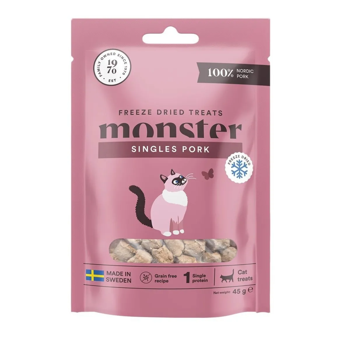 Monster Cat Treats Freeze dried, possu