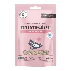 Monster Cat Treats Freeze dried, nauta