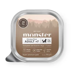 Monster Dog Adult +7 Chicken/Pork Patee 150 g