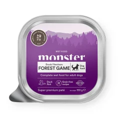Monster Dog Adult Forest Game Patee 150 g