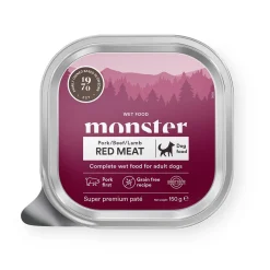 Monster Dog Adult Red Meat Patee 150 g