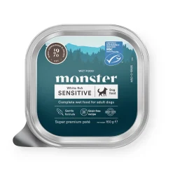 Monster Dog Adult Sensitive White Fish Patee 150 g