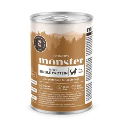 Monster Dog Adult Single Kalkkuna 400g