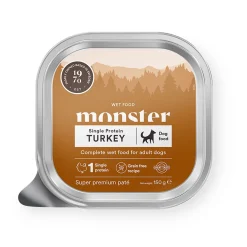 Monster Dog Adult Turkey Patee 150 g