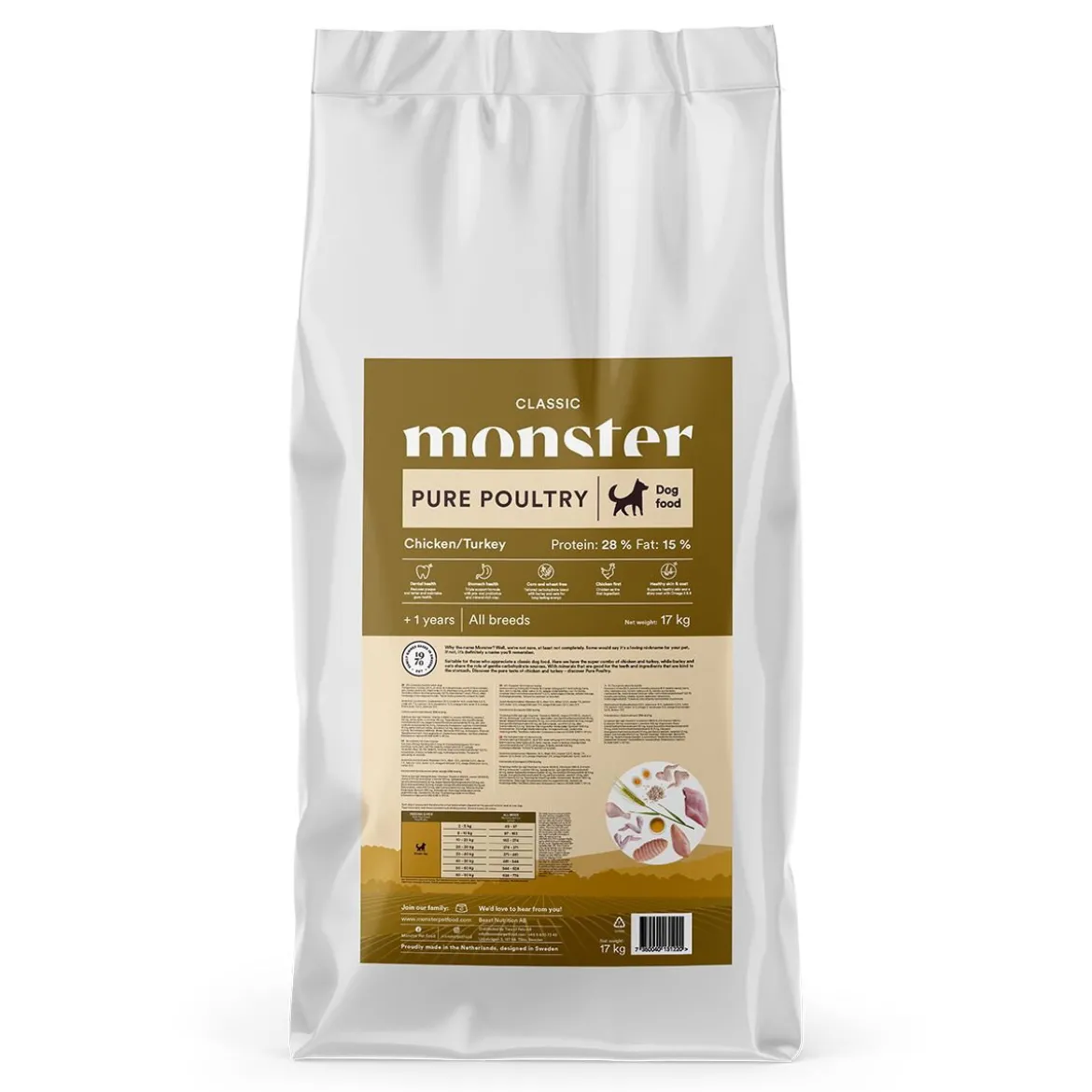 Monster Dog Classic Pure Poultry