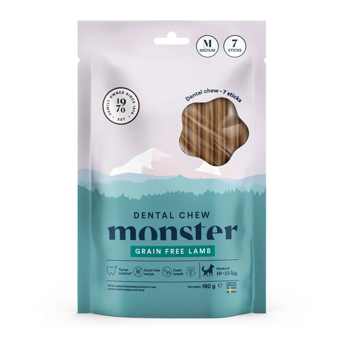 Monster Dog Dental Chew Lamb Medium