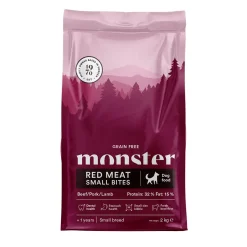 Monster Dog GF Adult Red Meat Small Bites