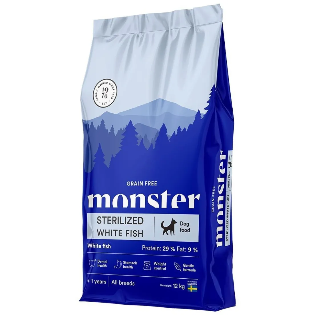 Monster Dog Original Grain Free Sterilised White Fish