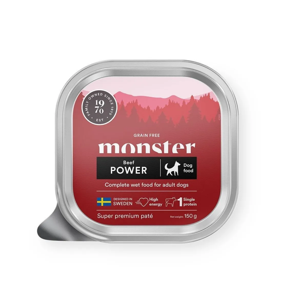 Monster Dog Power Beef Patee 150 g
