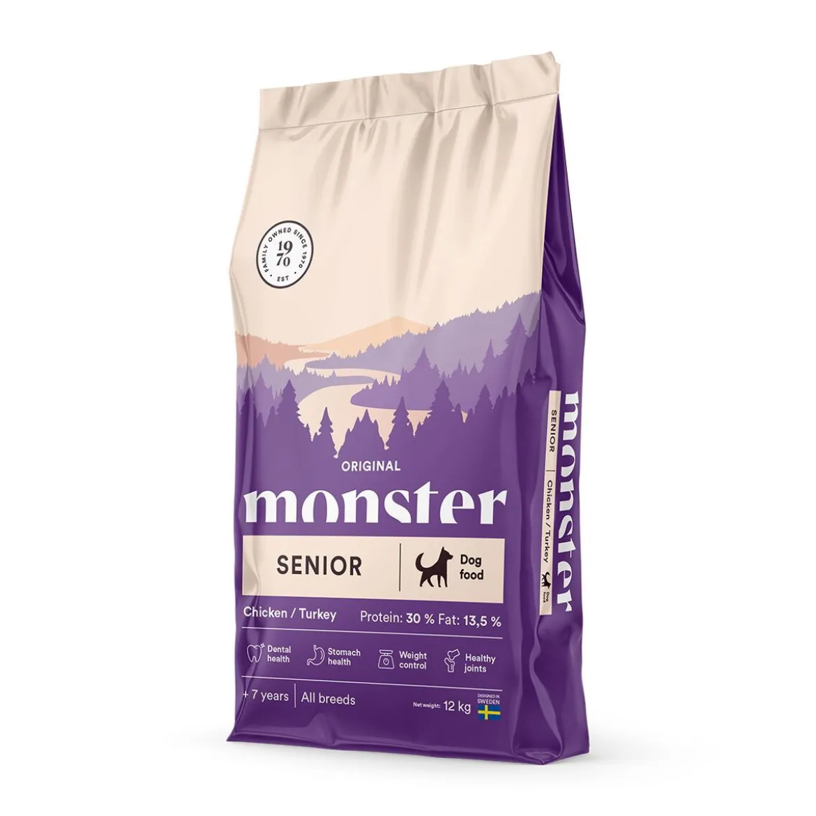 Monster Dog Senior Kana & Kalkkuna