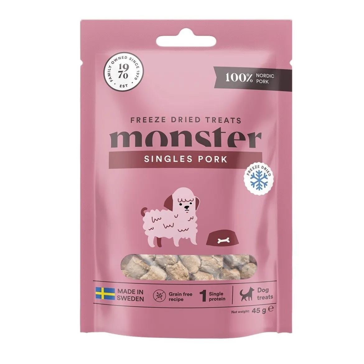 Monster pakastekuivattu possu