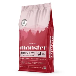Monster Puppy Large Grain Free Kalkkuna&Kana