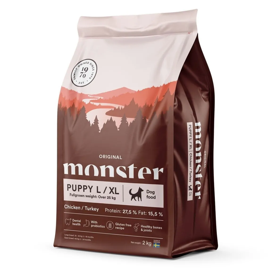 Monster Puppy L&XL Kana & Kalkkuna