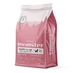 Monster Puppy Small Grain Free Kalkkuna&Kana