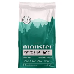 Monster Puppy S/M Grain Free Lammas & Ankka