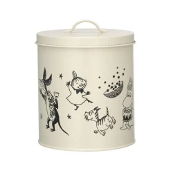 Moomin for Pets peltipurkki Muumit 80v. juhlavuosi