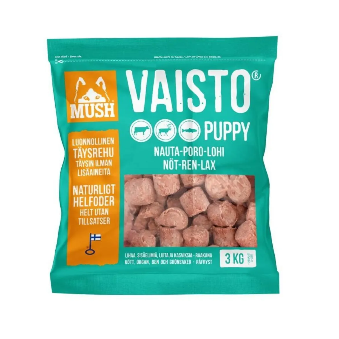 Mush Vaisto Puppy nauta-poro-lohi