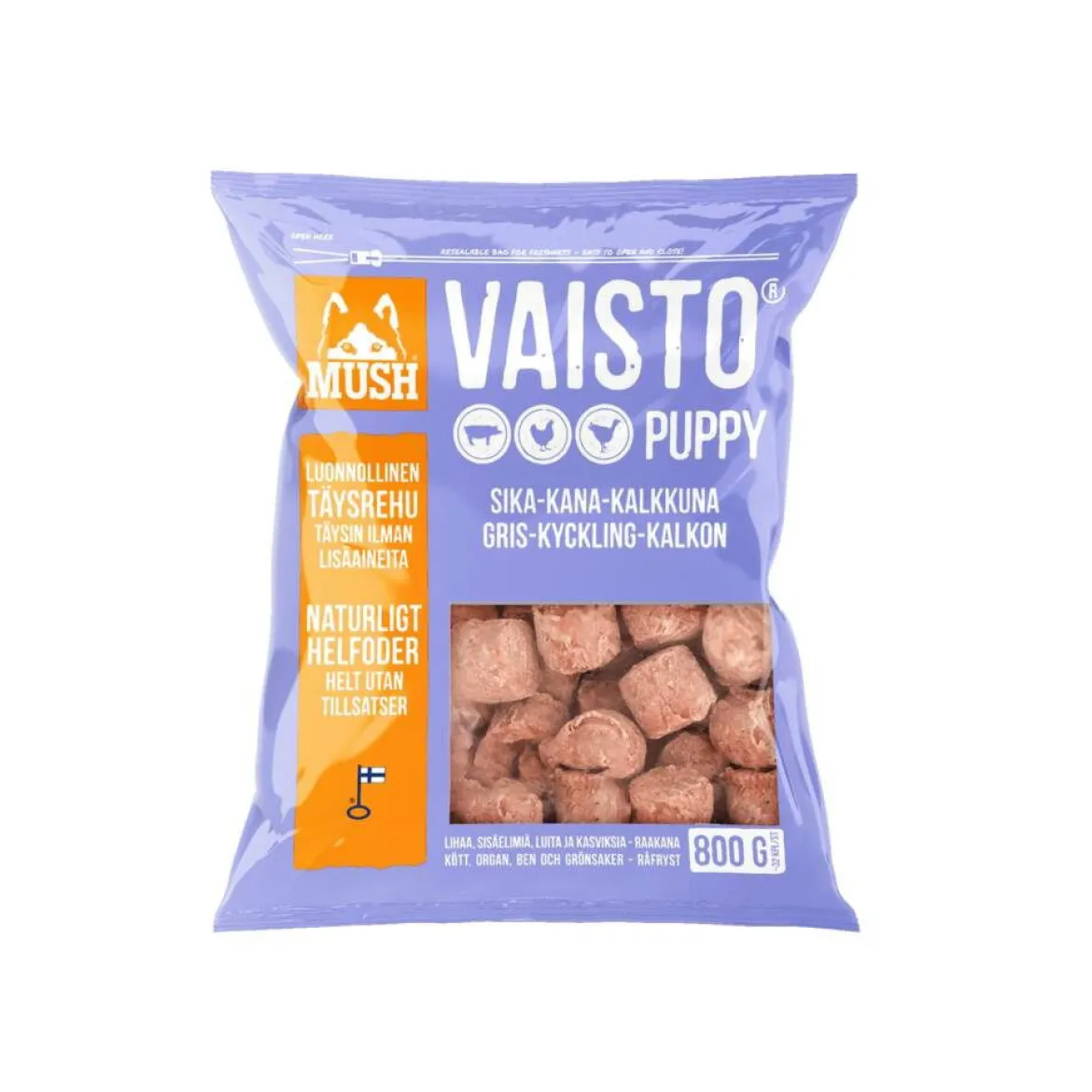Mush Vaisto Puppy sika-kalkkuna-kana