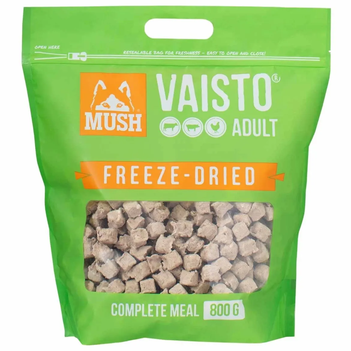 MUSH Vaisto Vihreä FREEZE-DRIED